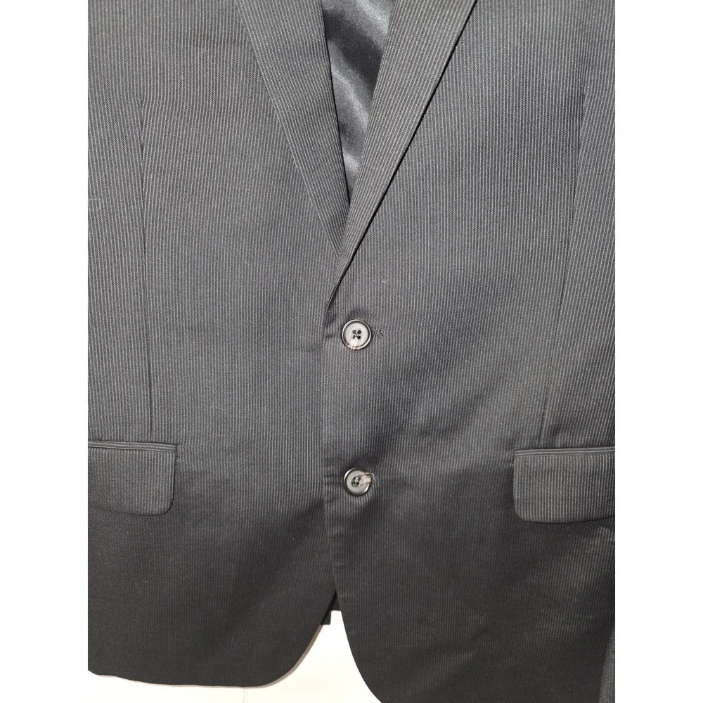 Ralph Lauren Pinstripe‎ 2 Button Wool Blend Blazer Sports Coat Jacket